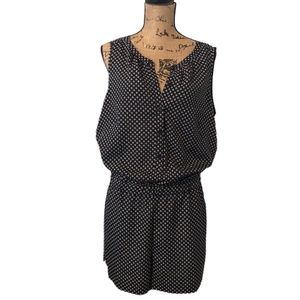 Loft - Black and White Romper - Size 12